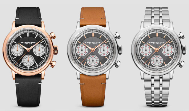 Raymond Weil : trois nouveaux chronos Millésime en collection