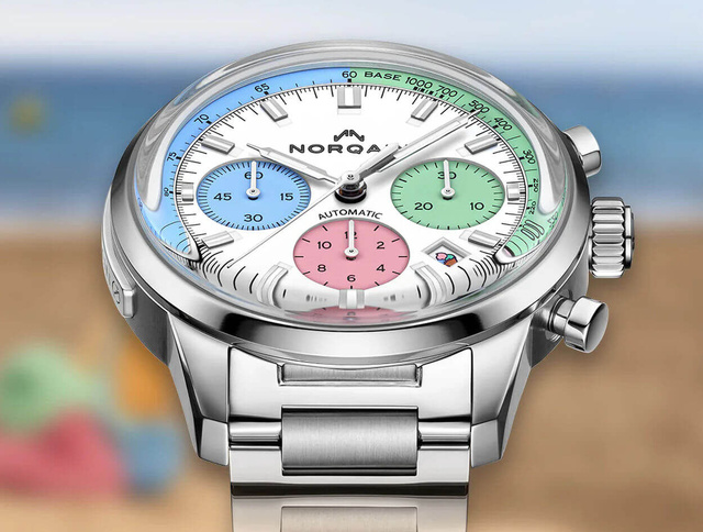Norqain : Freedom Ice-Cream : un chronographe estival très crème glacée