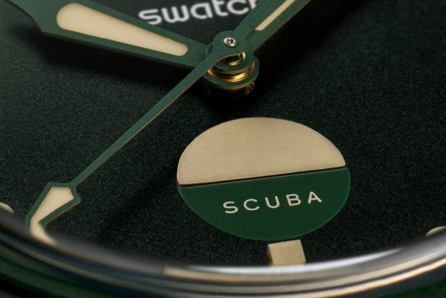 Blancpain x Swatch Scuba Fifty Fathoms Green Abyss : avec "Mil-Spec"