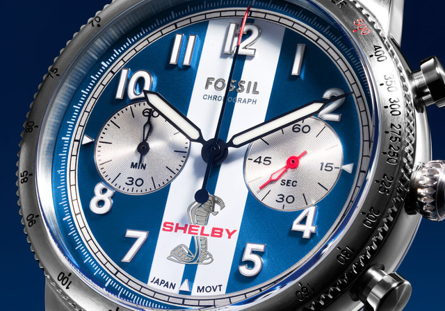 Fossil : un chrono mécanique Shelby en édition limitée Fossil : un chrono mécanique Shelby en édition limitée