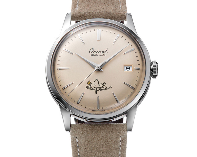 Orient Bambino 38 : une première collab' avec Snoopy