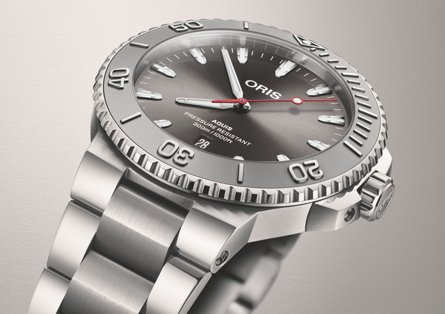 Oris : le retour de l'Aquis Date Relief