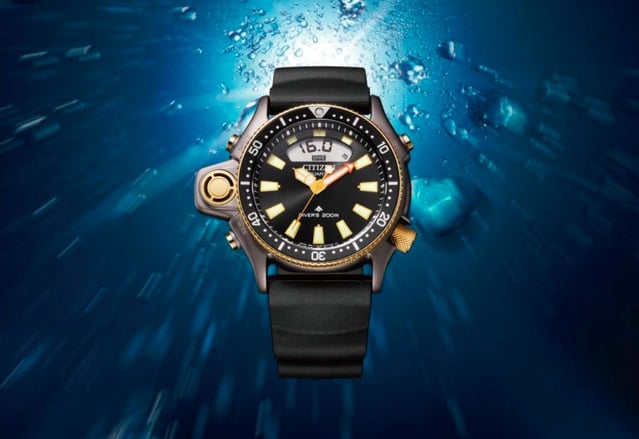 Citizen ressort la légendaire Aqualand du Grand Bleu pour son 40ème anniversaire Citizen ressort la légendaire Aqualand du Grand Bleu pour son 40ème anniversaire
