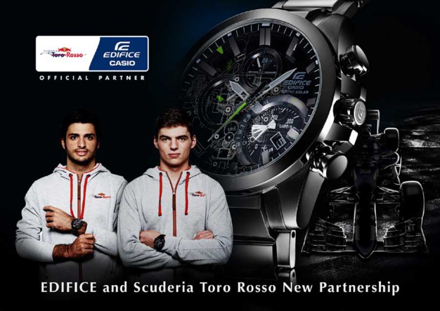 Formule 1 : Casio Edifice partenaire de Toro Rosso