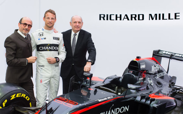 Formule 1 : Richard Mille, partenaire de McLaren Honda Formule 1 : Richard Mille, partenaire de McLaren Honda