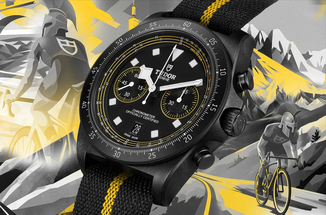 Chronographe Tudor Pelagos FXD : le même en jaune Chronographe Tudor Pelagos FXD : le même en jaune