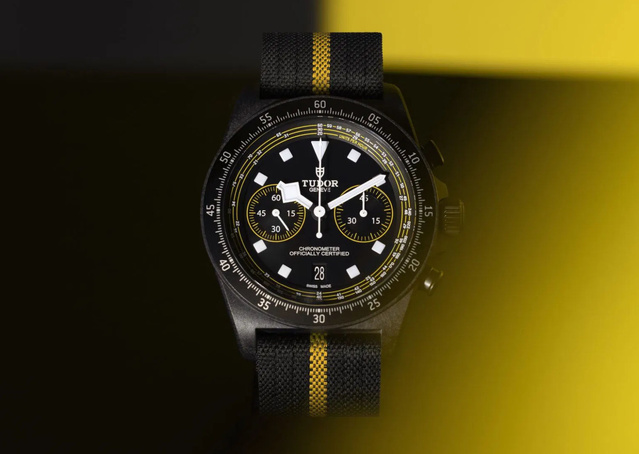 Chronographe Tudor Pelagos FXD : le même en jaune Chronographe Tudor Pelagos FXD : le même en jaune