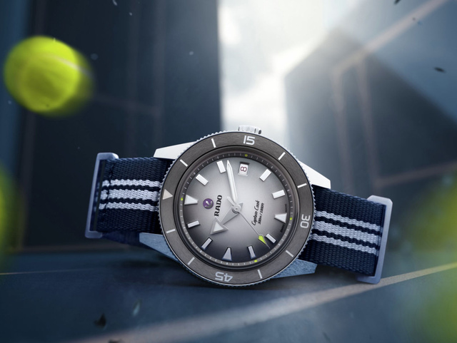 Rado Captain Cook x Tennis : jeu, set et match pour ces 1.985 exemplaires Rado Captain Cook x Tennis : jeu, set et match pour ces 1.985 exemplaires
