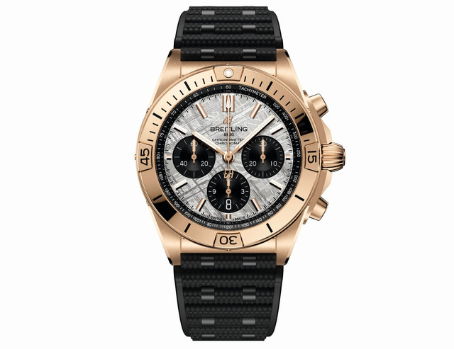 Chronomat Erling Haaland : pour la première fois des cadrans en météorite chez Breitling