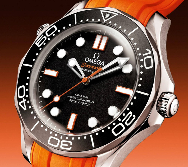 Omega Seamaster : une Diver 300M aux accents orange très "plongée"