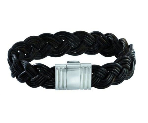 Modèle Albanu en poils d'éléphant avec fermoir en or gris Modèle Albanu en poils d'éléphant avec fermoir en or gris