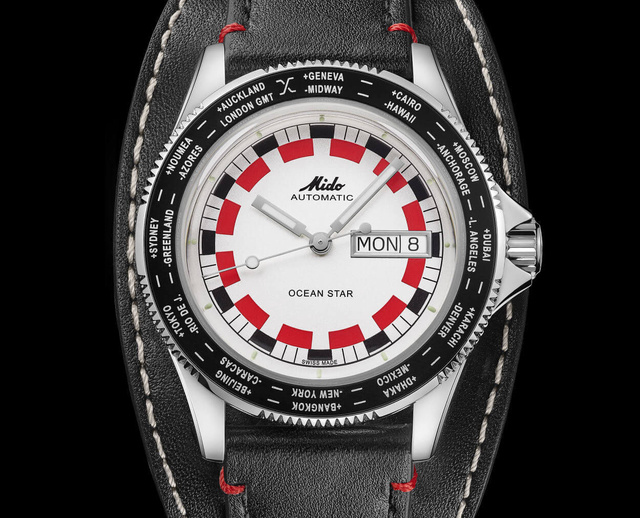 Mido Ocean Star Worldtimer : une voyageuse au charme résolument vintage