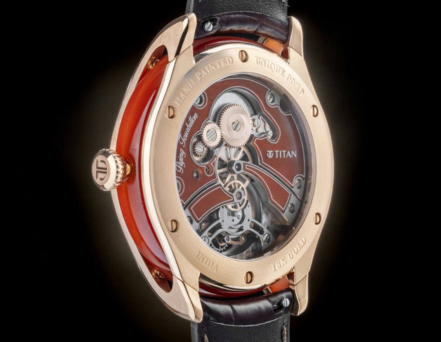 Le tourbillon volant Jalsa de chez Titan en compétition pour le GPHG 2025