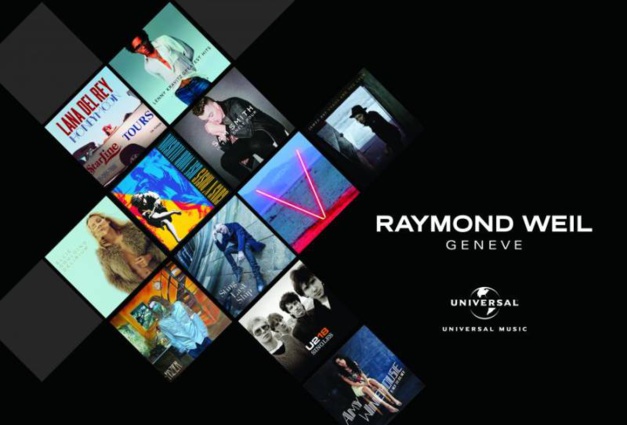 Raymond Weil partenaire d'Universal Music Raymond Weil partenaire d'Universal Music