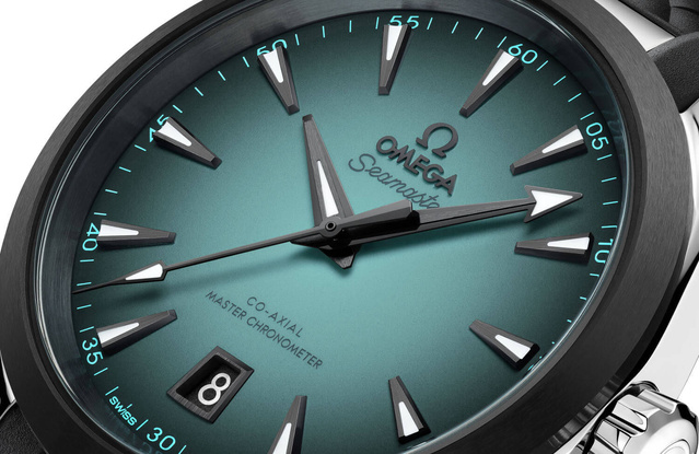 Omega : deux nouveaux modèles Seamaster Aqua Terra Turquoise avec lunette céramique
