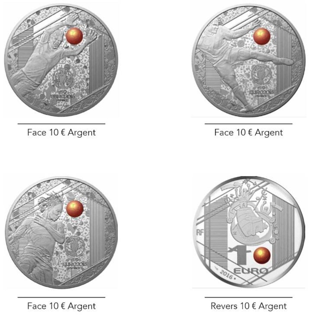 Monnaie de Paris : des pièces en or et argent pour l'Euro 2016