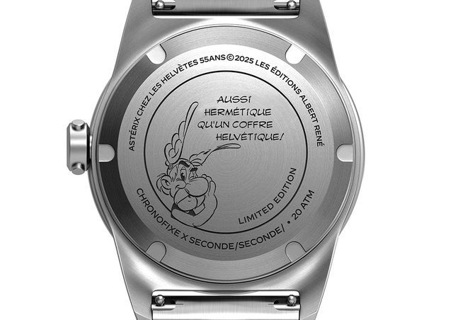Chronofix x Astérix : Cofrefor en hommage à Astérix chez les Helvètes