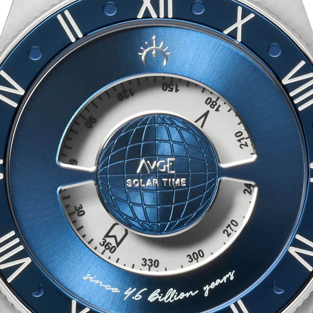 Augé 4.6 B.Y.R.S. : montre solaire sans mécanisme mais avec "boussole globale"