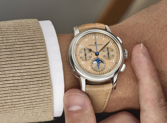 Edouard Koehn Legacy Moonphase : toute la poésie de la phase de Lune associée au chrono 