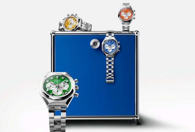 Zenith USM : un esprit sixties assumé pour 4 chronos très colorés Zenith USM : un esprit sixties assumé pour 4 chronos très colorés