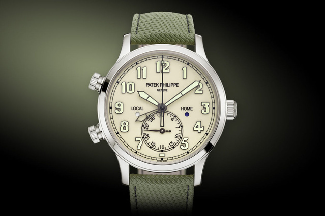 Patek Philippe : une nouvelle Calatrava Pilote Travel Time avec cadran ivoire