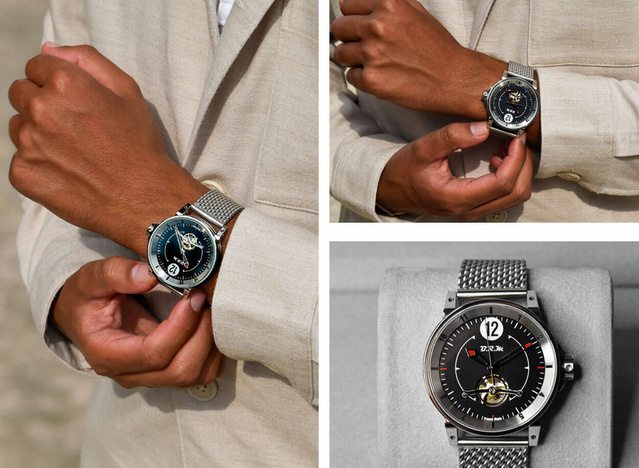 BRM V6-42-EV : échappement visible pour montre sportive et racée à la fois