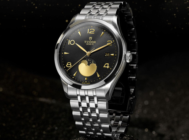 Tudor 1926 Luna : la toute première phase de Lune de la marque à la rose Tudor 1926 Luna : la toute première phase de Lune de la marque à la rose