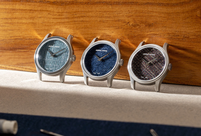 Arsène Lippens Artigiano : des cadrans en tissus très sartoriaux Arsène Lippens Artigiano : des cadrans en tissus très sartoriaux