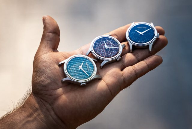 Arsène Lippens Artigiano : des cadrans en tissus très sartoriaux Arsène Lippens Artigiano : des cadrans en tissus très sartoriaux