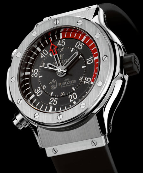 Des chronomètres Hublot équiperont les arbitres de l’Euro 2008 Des chronomètres Hublot équiperont les arbitres de l’Euro 2008