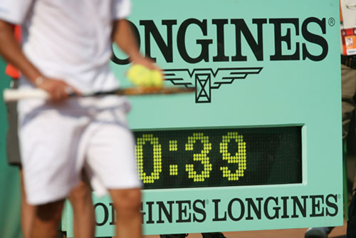 Longines revient chronométrer les matchs de Roland-Garros