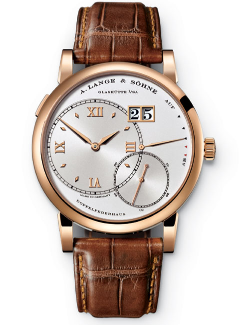 Grande Lange 1 de Lange and Söhne : de nouveaux cadrans monochromes azurés pour une montre toujours aussi élégante