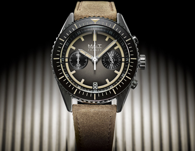 MAT : la collection Picobello s'enrichit d'un beau chrono méca-quartz d'inspiration vintage