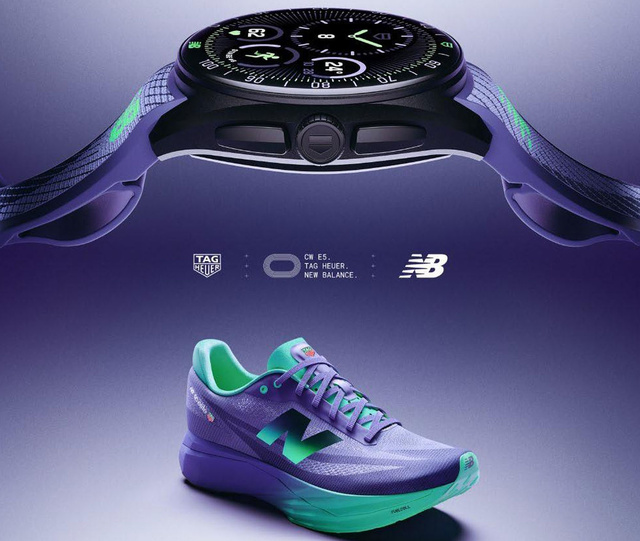 TAG Heuer x New Balance : une montre connectée spécialement pensée pour les coureurs