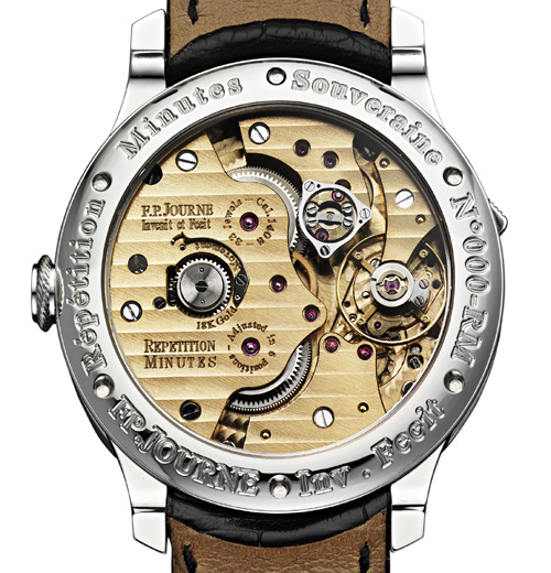 François-Paul Journe propose une Répétition minutes Souveraine ultraplate François-Paul Journe propose une Répétition minutes Souveraine ultraplate