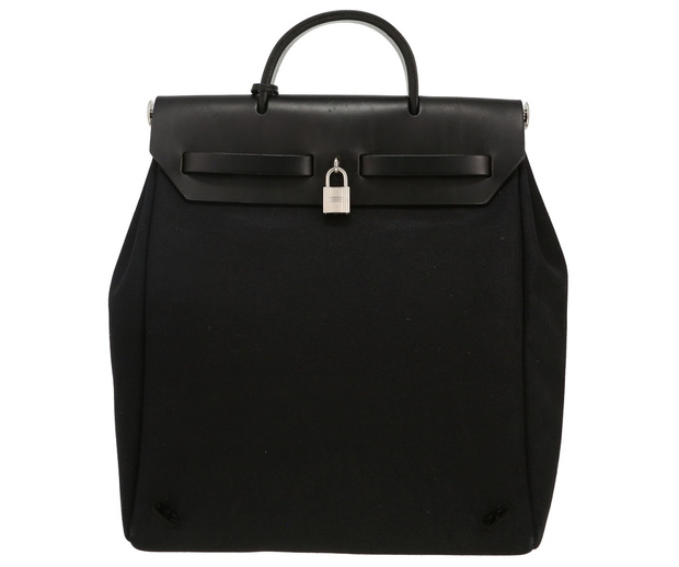 Le Herbag d'Hermès ou le "Kelly sportif" en cuir et toile modulaire