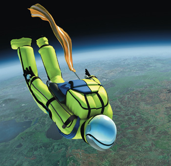 Bell & Ross partenaire du parachutiste Michel Fournier et de son « grand saut » à 40 km d’altitude