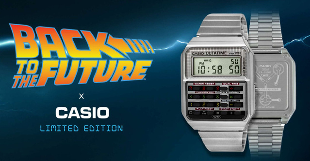 Casio : une montre-calculatrice en hommage à Retour vers le futur Casio : une montre-calculatrice en hommage à Retour vers le futur