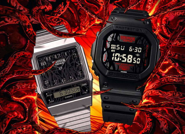 G-SHOCK x Stranger Things DW-5600STT-1ER : de l'art de lire l'heure dans un monde inversé