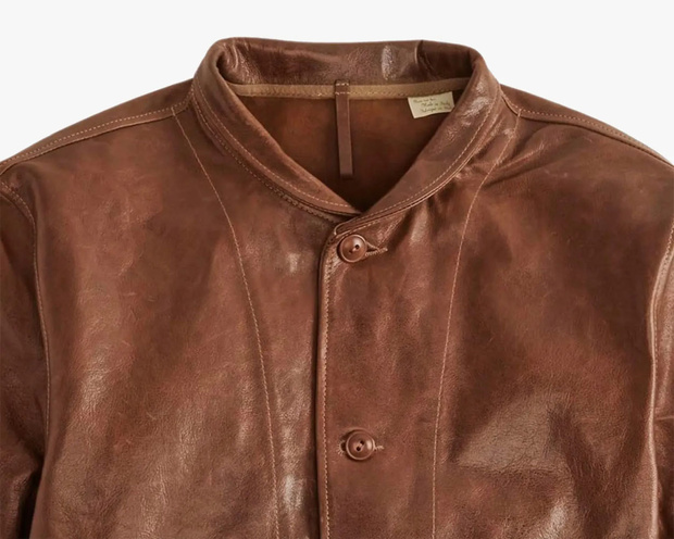 Réédition du célèbre blouson Menlo Cossack en cuir d'Albert Einstein par Levi's