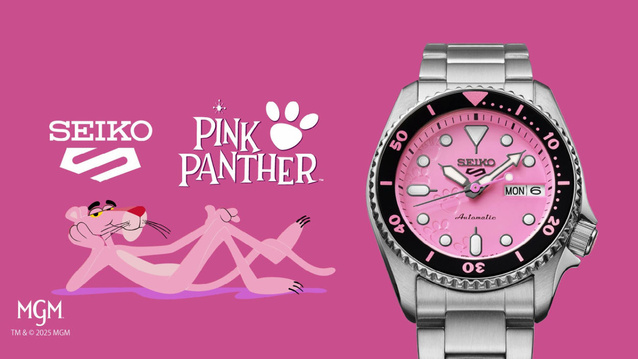 Seiko 5 Sports : une charmante édition limitée Panthère Rose