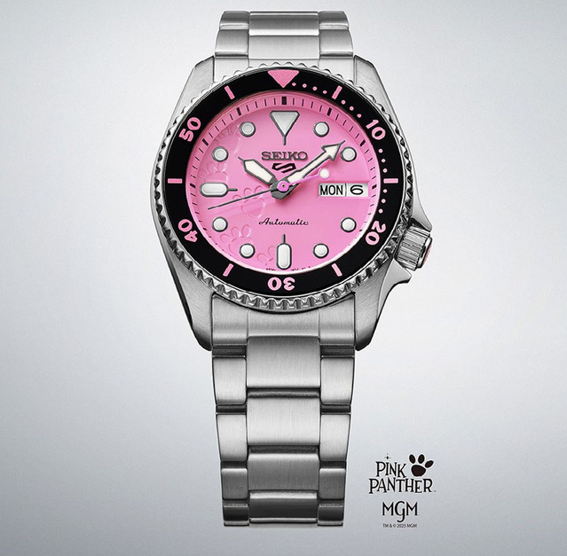 Seiko 5 Sports : une charmante édition limitée Panthère Rose