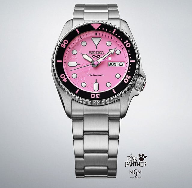 Seiko 5 Sports : une charmante édition limitée Panthère Rose Seiko 5 Sports : une charmante édition limitée Panthère Rose