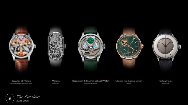 Louis Vuitton : les 5 finalistes du Louis Vuitton Watch Prize for Independent Creatives