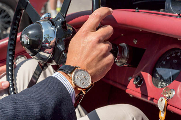 Concorso d'Eleganza Villa d'Este : un Lange 1 Fuseaux Horaires "Como Edition"