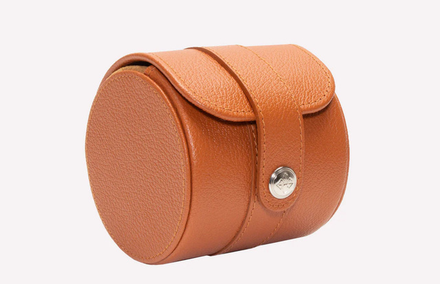 Les étuis horlogers Capra en cuir "made in England" de la marque Ettinger