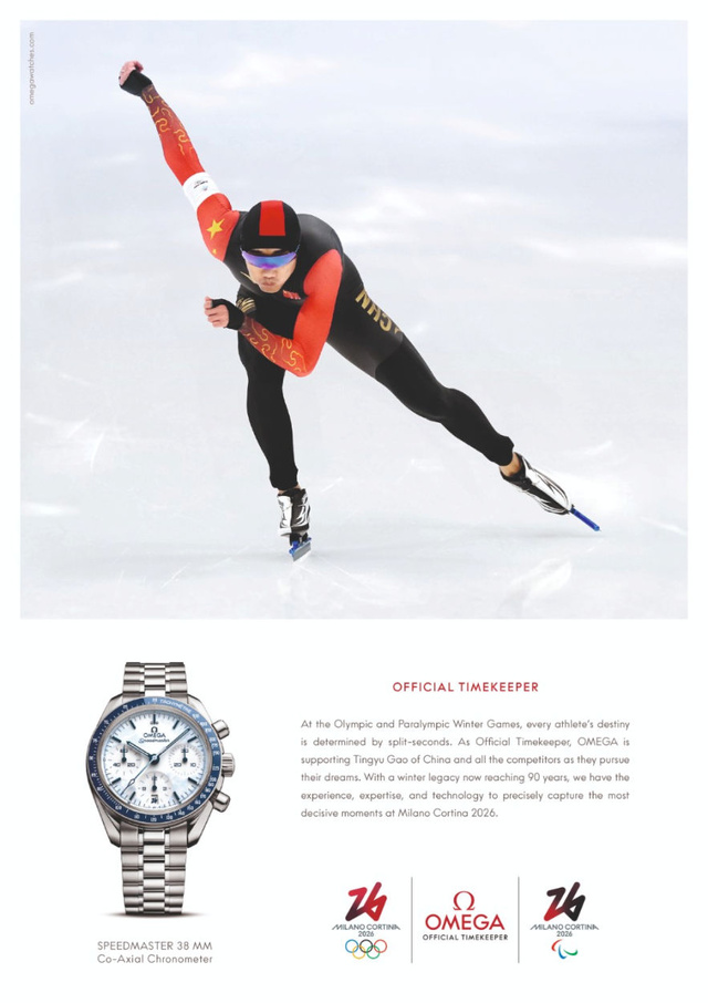 Omega : présentation de la campagne officielle des Jeux Olympiques d'hiver Milano Cortina 2026