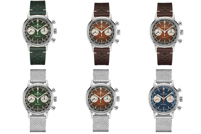 Hamilton : de nouvelles American Classic Chronograph H d'inspiration vintage Hamilton : de nouvelles American Classic Chronograph H d'inspiration vintage
