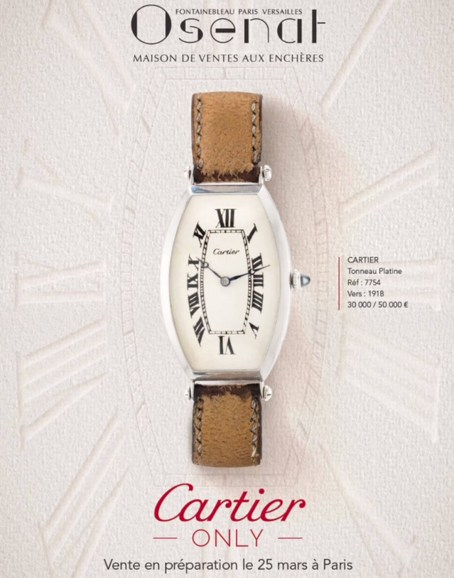 "Cartier Only" par Osenat : la consécration des montres du joaillier parisien aux enchères