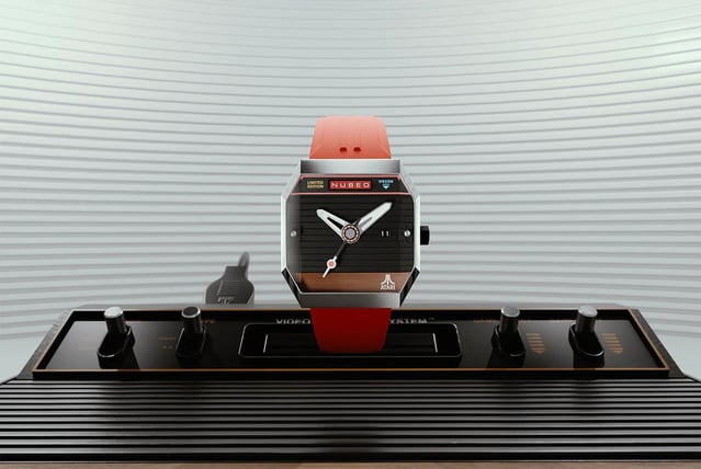 Nubeo x Atari : quand l'horlogerie mécanique célèbre les premiers jeux vidéo Nubeo x Atari : quand l'horlogerie mécanique célèbre les premiers jeux vidéo